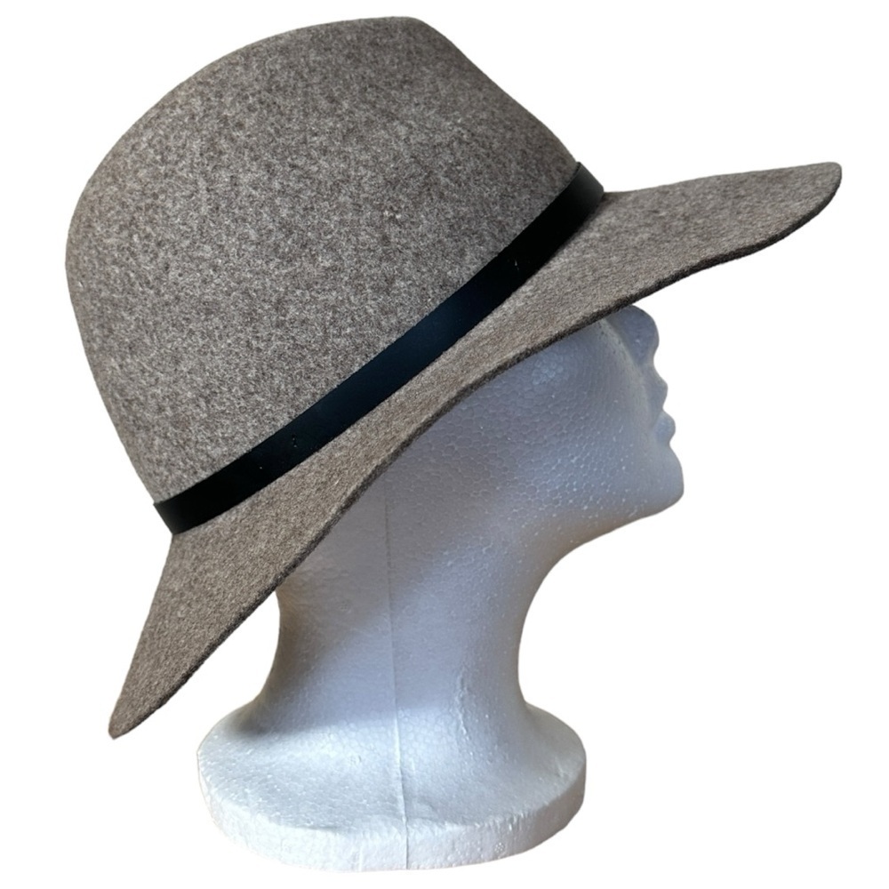 Rag & Bone Womens Floppy Brim Fedora Sz S Felted Wool Leather Band Boho Blogger - Picture 2 of 10